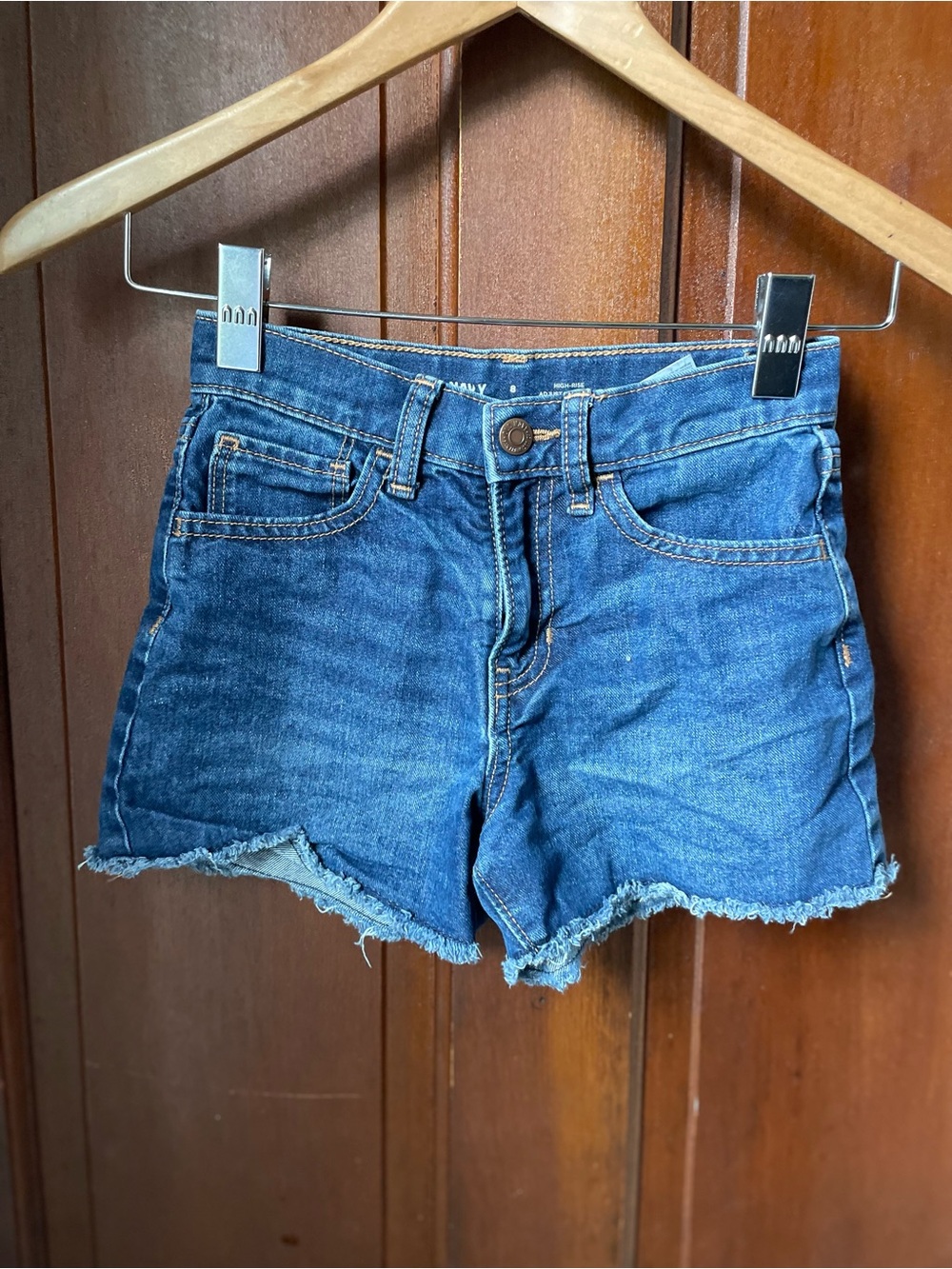 Old Navy girls size 8 denim high rise shorts
